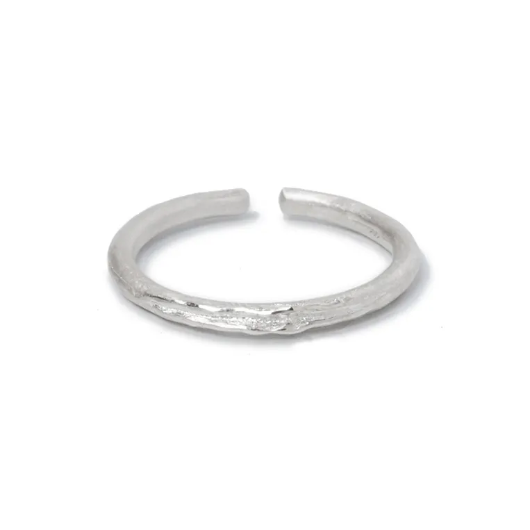 M.Wong 925 Sterling Silver Glimmer Ring Unisex-0