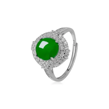 YUANYUXIANG Ice Glutinous Jadeite Rings Women's