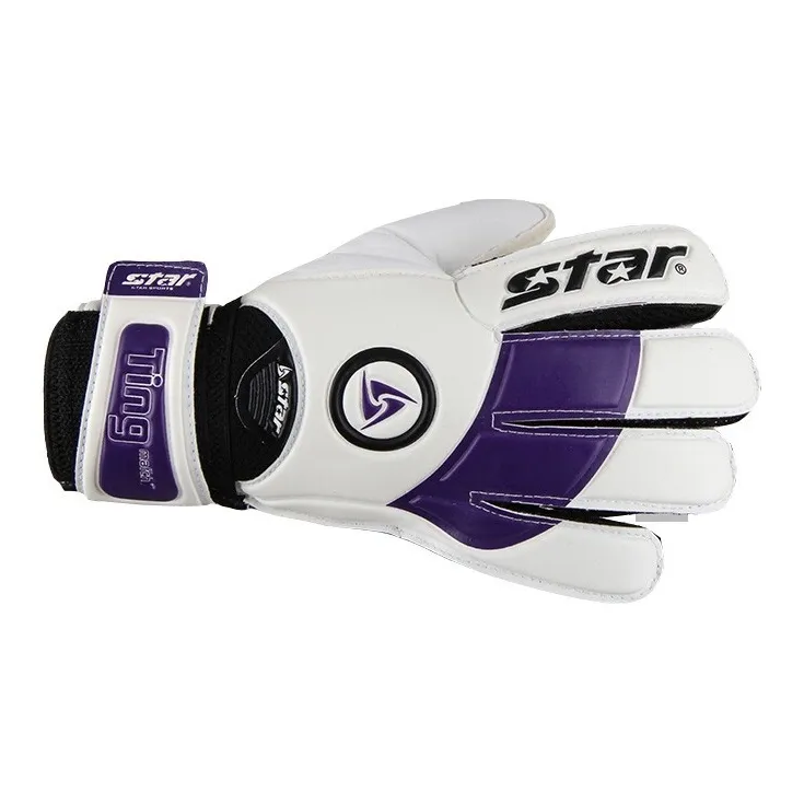 Star Goalkeeper Gloves LATEX PVC Latex Longmen Jiao S Unisex-2