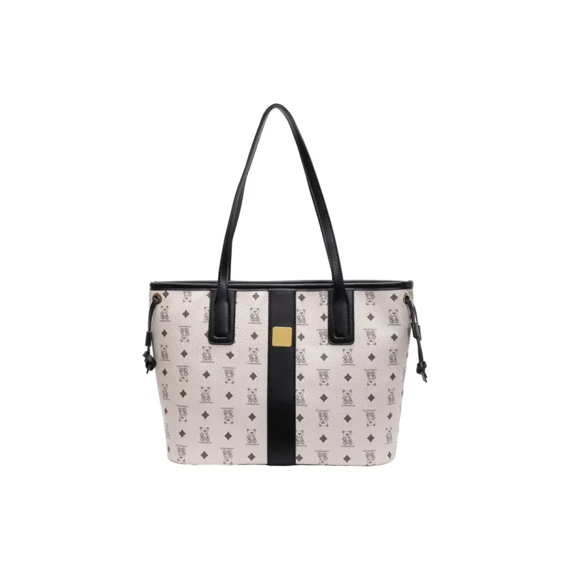 DALO PU Handbag, Shoulder Bag Women's Pink/Brown/Black/White-6