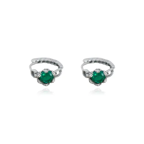 Shiban Copper Zircon Earrings Women's