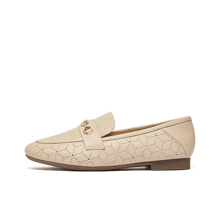 HANG TEN Loafers Women's Black/Apricot-7