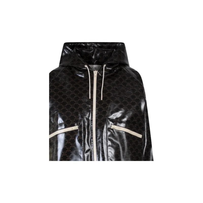 CELINE FW22 Jackets Coats Women's Coffee-5
