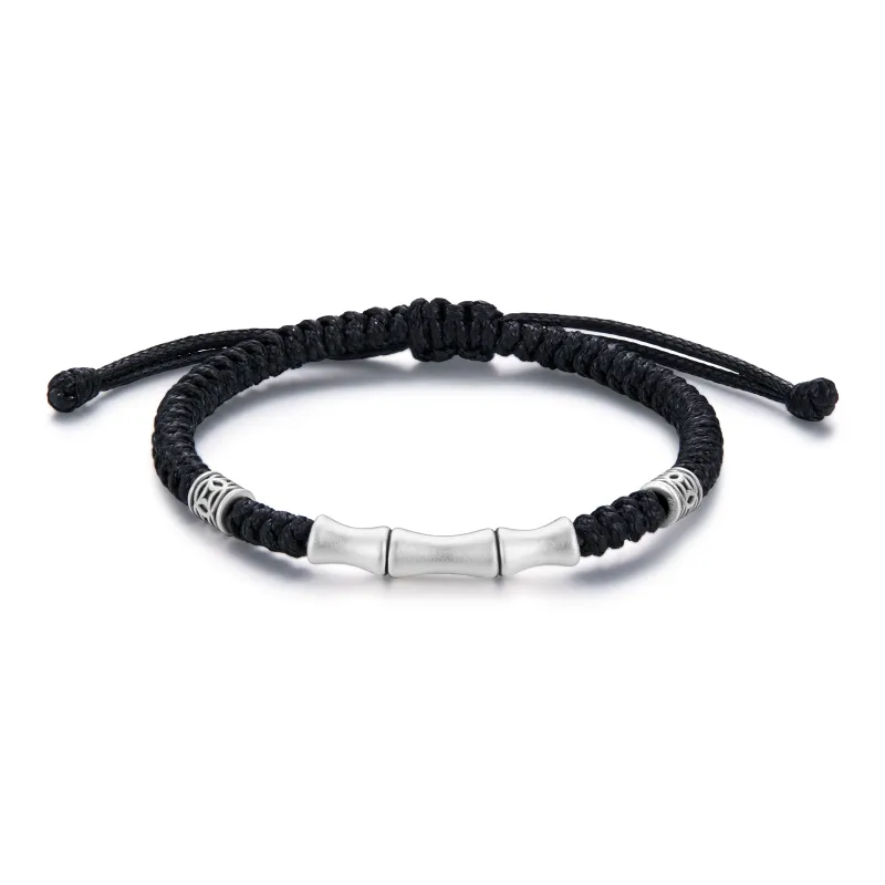 ZSY Sterling Silver Bracelets Men's Box, Good Luck-0