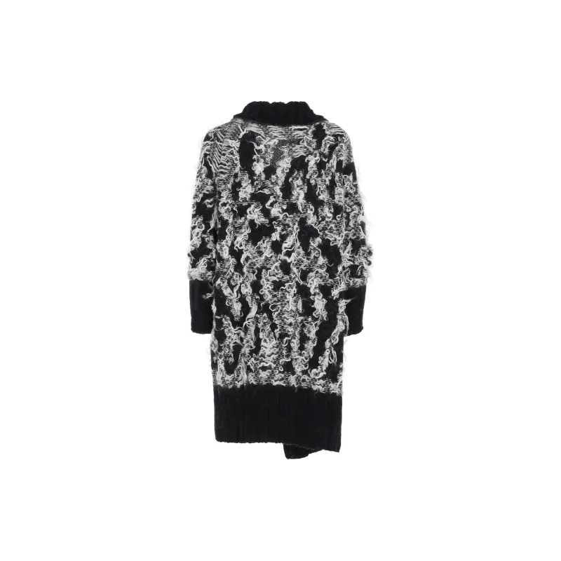 Yohji Yamamoto Ground Y FW24 Sweater Unisex Black White-1