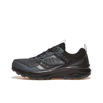 Saucony Excursion Anti Slip Wear Resistant Low Top Casual Running Shoes Men's Black