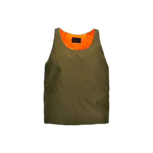 PRADA Vests Men Army Green