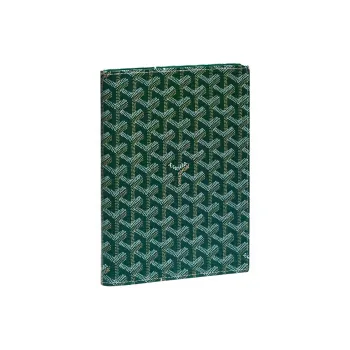 GOYARD Canvas With Calfskin Storage Bag Unisex Green