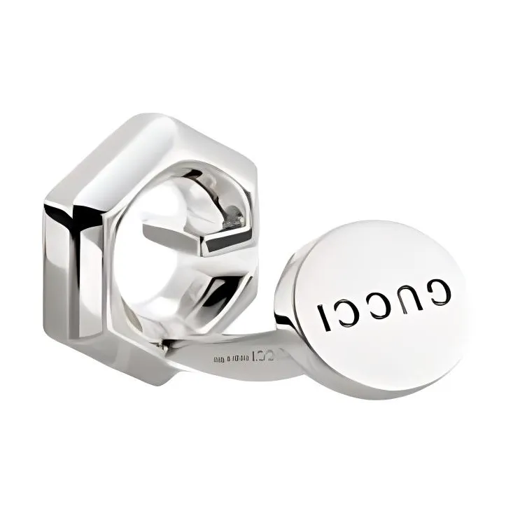 GUCCI 941 Silver Cufflinks Unisex Silver-2