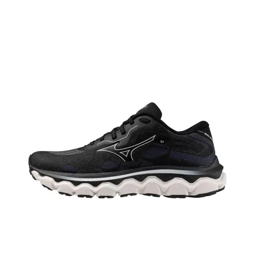 Mizuno Wave Horizon 7 Anti-Slip Wear-Resistant Low-Top Casual Running Shoes Women's Black