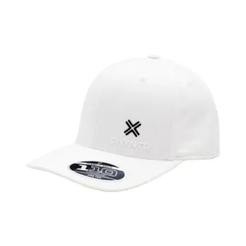 PAYNTR Cotton Elastane Fiber Baseball Caps Unisex White