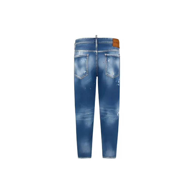 DSQUARED 2 Patchwork detailing Distressed Jeans-1