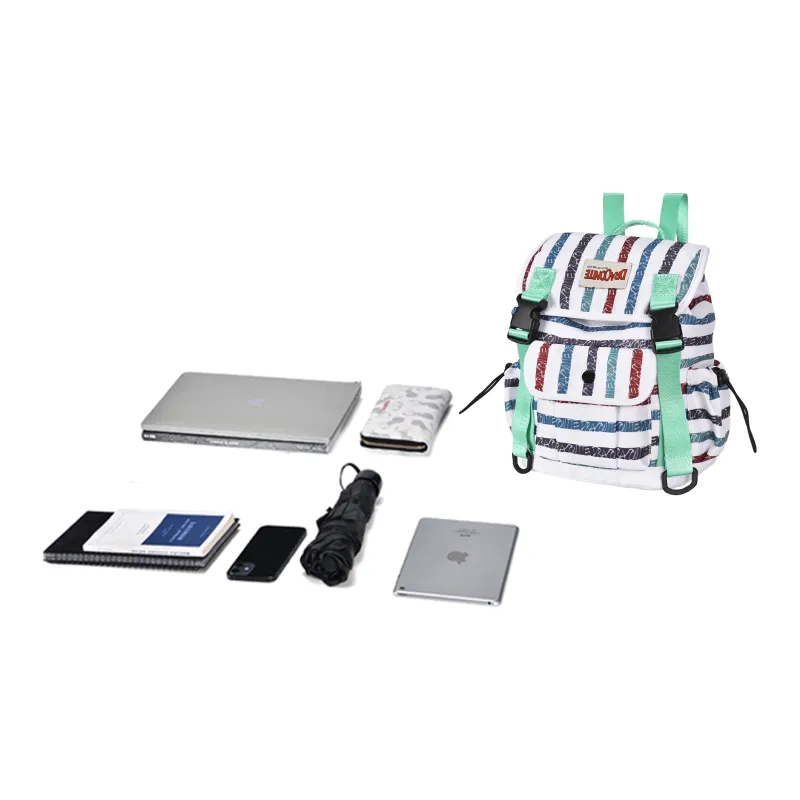 DRACONITE Polyester Student Backpack Unisex White-4