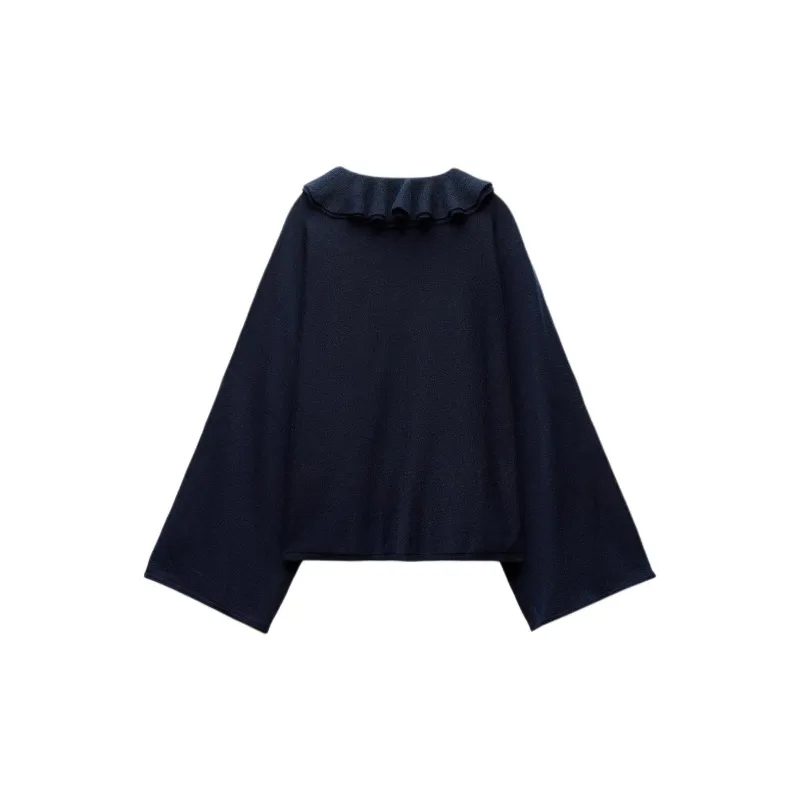 ZARA Sweater Women's Marine Blue-1