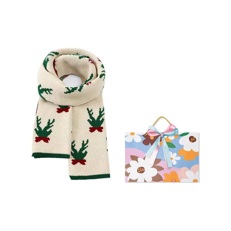 BAIJUAN Knit Scarves Unisex-4