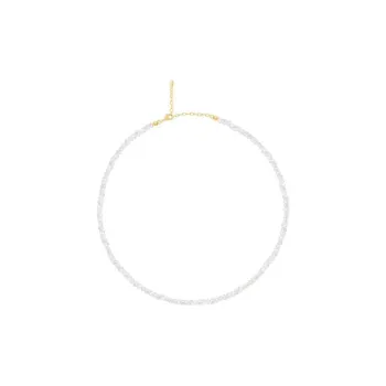 ATTICA Brass Necklaces Unisex White