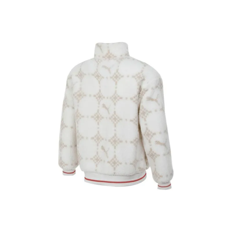 PUMA Velvet feel Coat Men's White-1