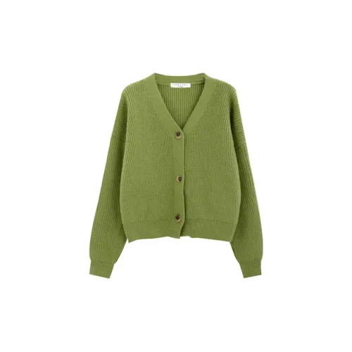 Tonlion Knitwear Women's Matcha Green