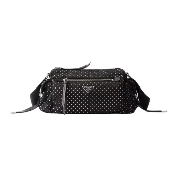 PRADA Re Nylon Recycled Nylon Shoulder Bag Crossbody Bag Regular Women's Black