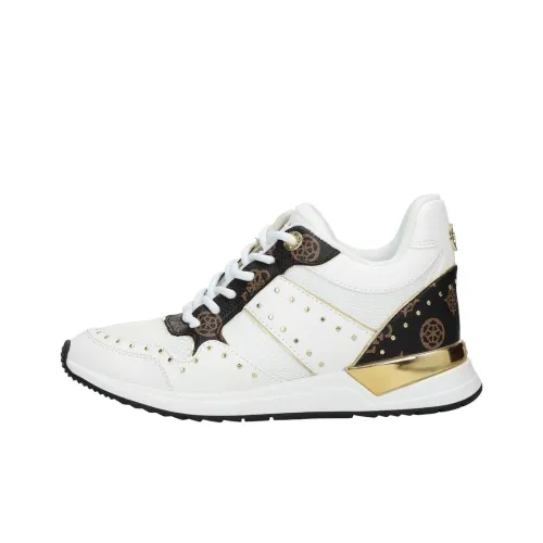 GUESS Low-Top Casual Shoes Women's White Gold