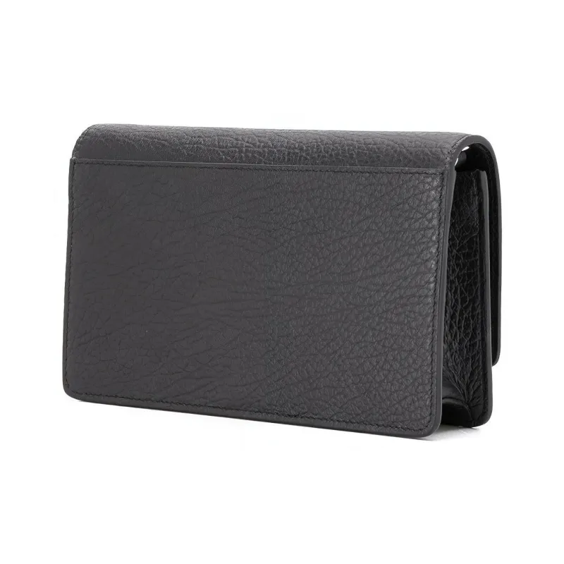 Maison Margiela Calfskin Chain Bag, Shoulder Bag, Crossbody Bag, Wallet Women's Black-1