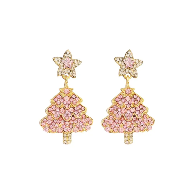 Asia Star Alloy Earrings Women's-0