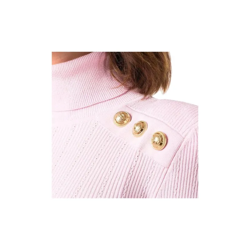BALMAIN Embossd buttons Sweater-4