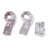 Pink+Gray+Shopping Bag