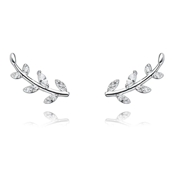 KUMET Sterling Silver Stud Earrings Women's Couple Birthday Gift For Anniversary-6