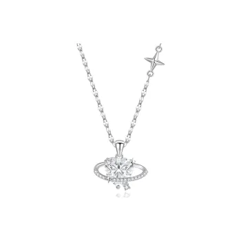 ZEGL Synthetic Cubic Zirconia Necklaces Women's