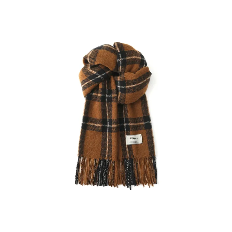 FREE RABBITⅡ Advanced Versatile Faux Cashmere Warm Scarf Shawl Dual Use Unisex-6