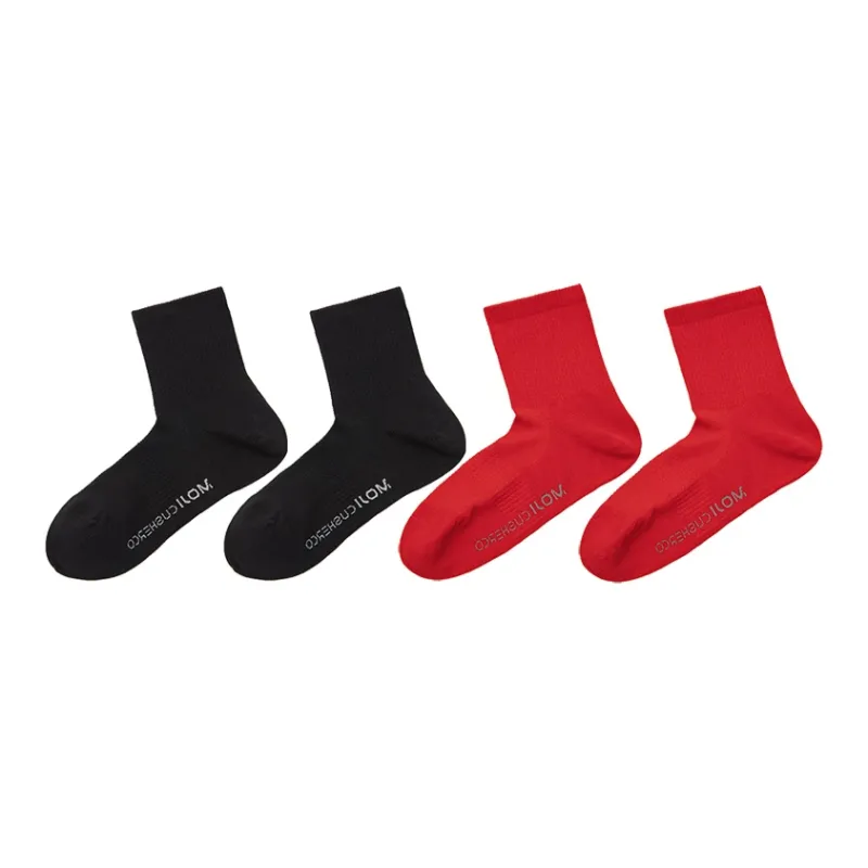 MOJICUSHERCO Mid-Calf Socks Men's Combo Set-22