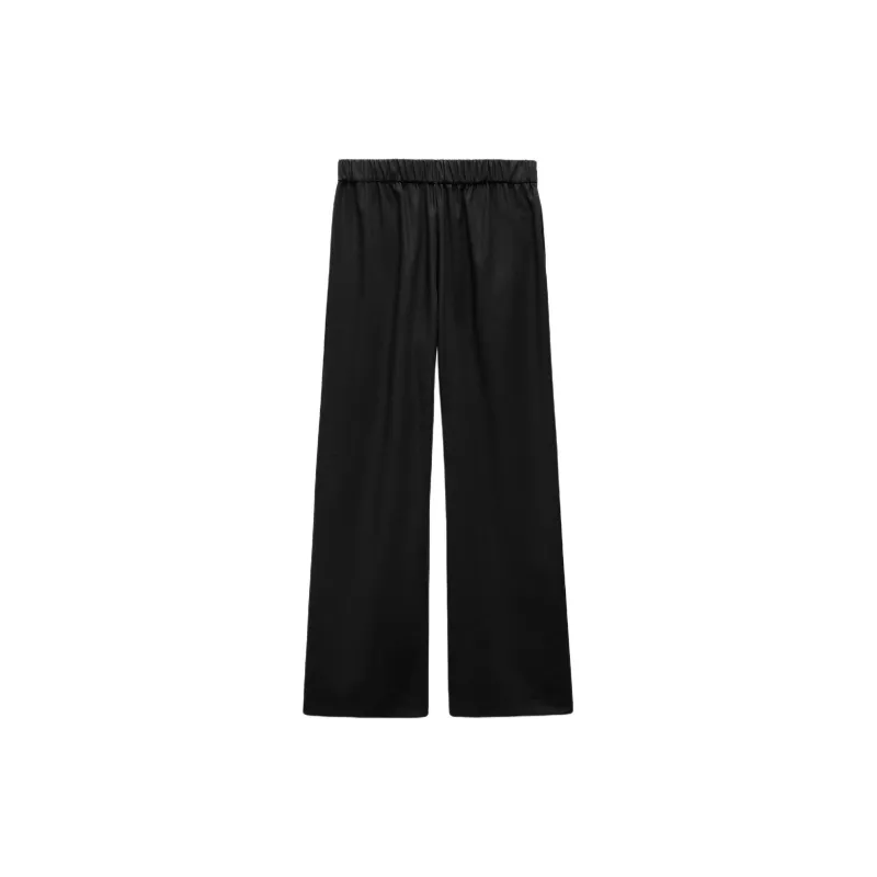 ZARA ZW Series Pajama Pants Women's Black-1