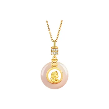 Red All Year Round Chalcedony Necklaces Women's