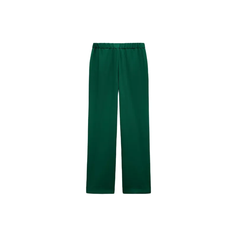 ZARA Casual Pants Women's Dark Green-1