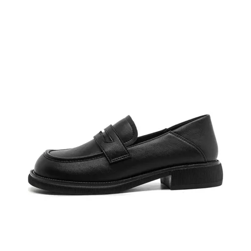 DAPHNE Loafers Women's Black/Beige