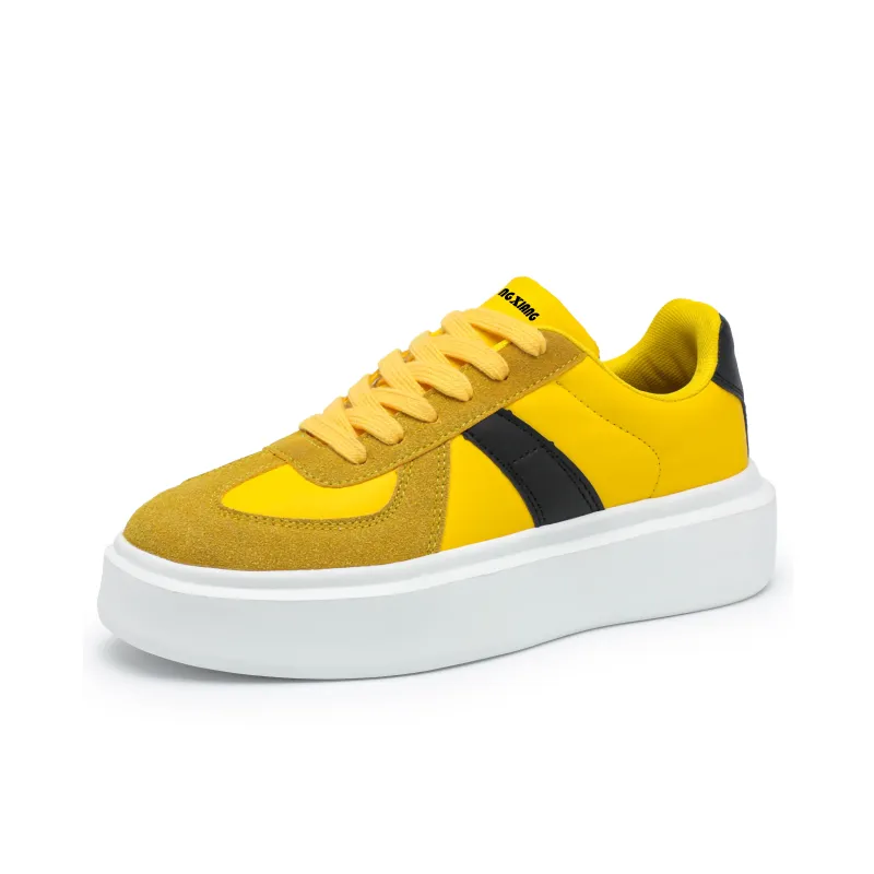 Singing Wear-Resistant Lightweight Height Increasing Low-Top Skateboard Shoes Unisex-2
