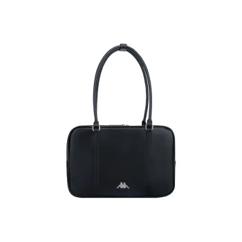 Kappa Polyurethane Handbag, Shoulder Bag Regular Unisex Classic Black