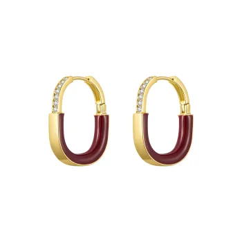 ZEGL Copper Drips Oil Earrings Women's