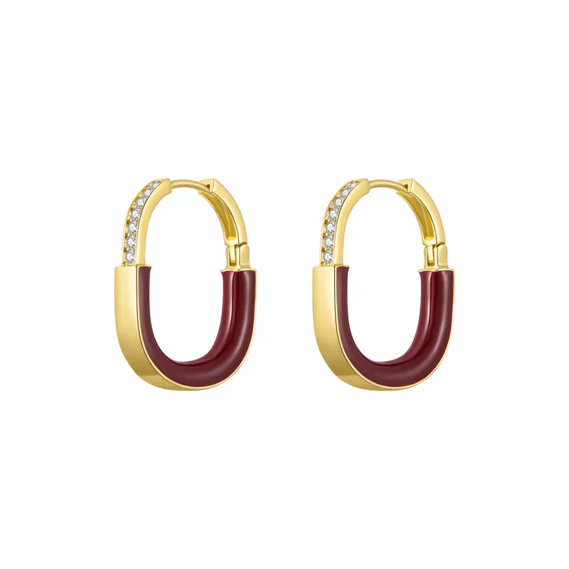 ZEGL Copper Drips Oil Earrings Women's-0