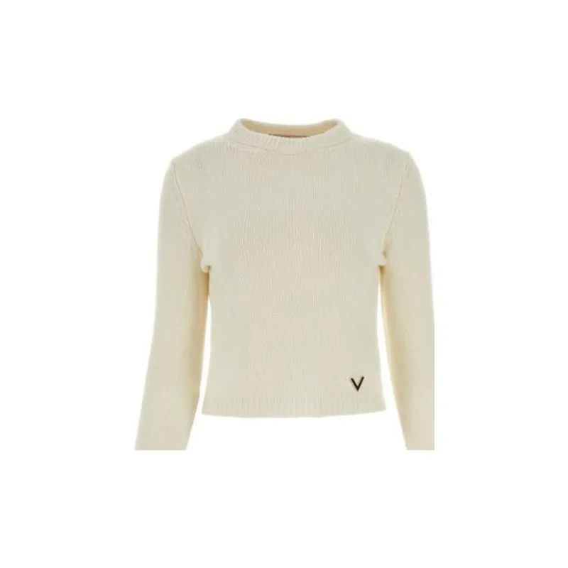 Valentino Vgold Crewneck Long Sleeved Jumper-3