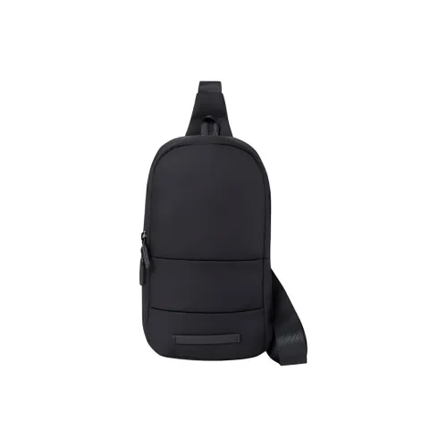 Anta Nylon Fabric Fanny Pack Regular Unisex Black