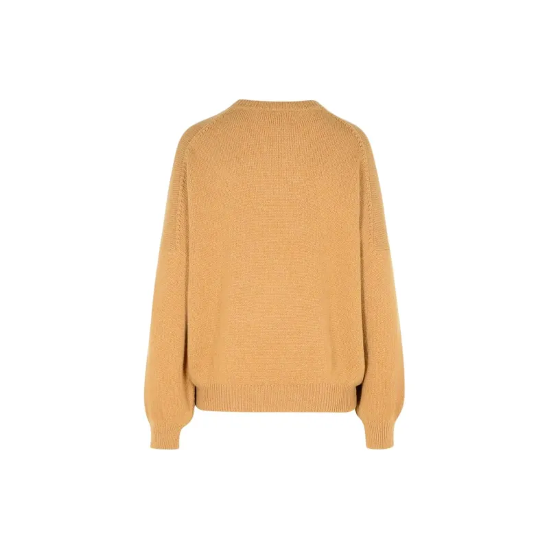 KHAITE Crewneck Drop Shoulder Jumper-1