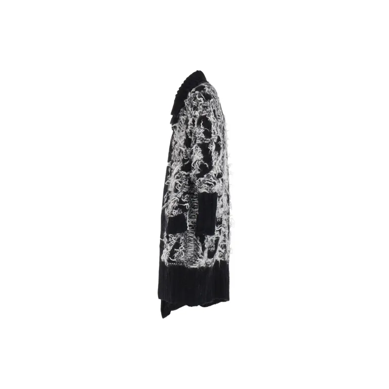 Yohji Yamamoto Ground Y FW24 Sweater Unisex Black White-2