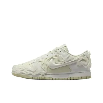 Nike Dunk Anti Slip Wear Resistant Low Top Skateboard Shoes Women's Green White