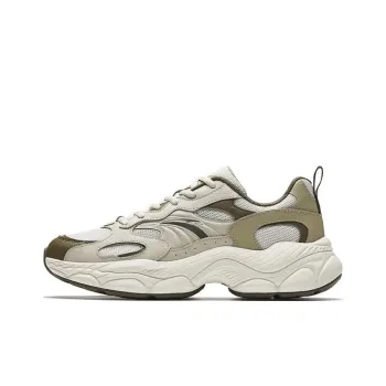 Anta Little Millennium Anti Slip Wear Resistant Low Top Casual Shoes Men's Green Gray