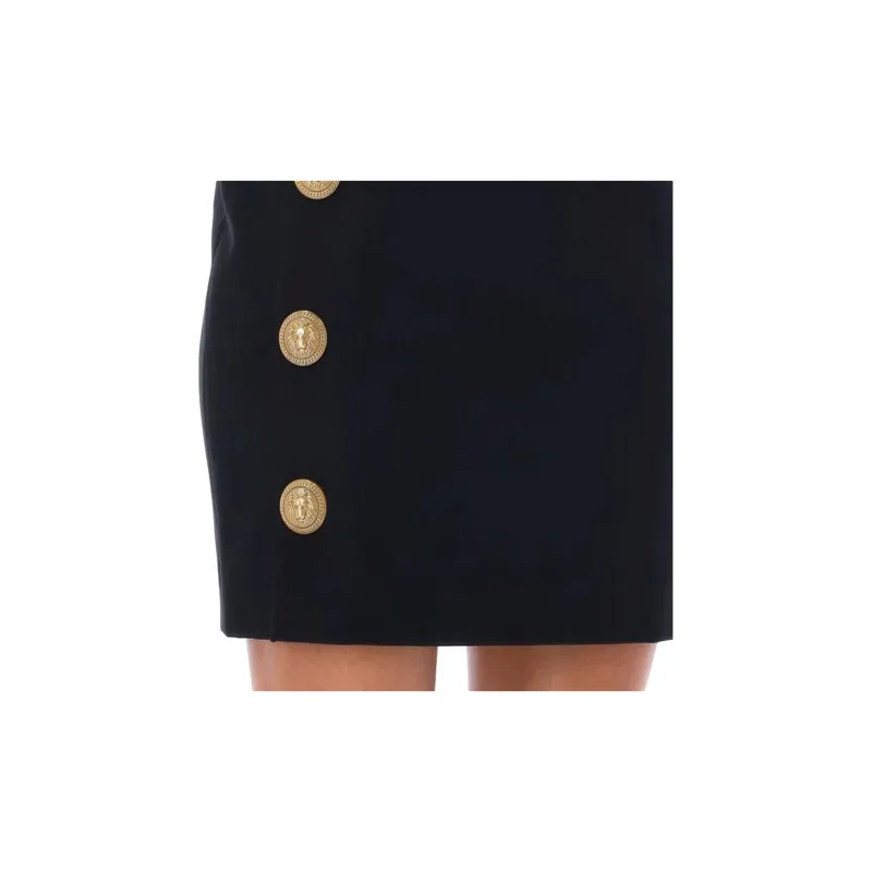 BALMAIN FW23 Casual Short Skirts Women's Black-4