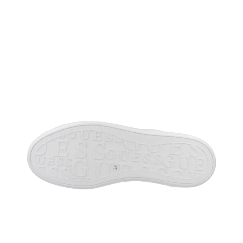 GUESS Roki Low-Top Skateboard Shoes Women's Pure White-4