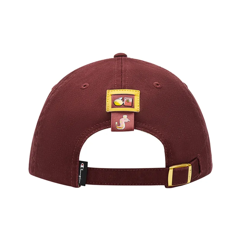 Champion Cotton Baseball Caps Unisex Red-3