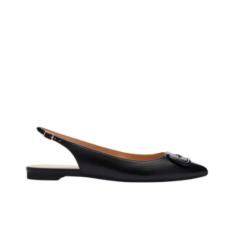 COACH Veda Casual Single Shoes Women's Black-1
